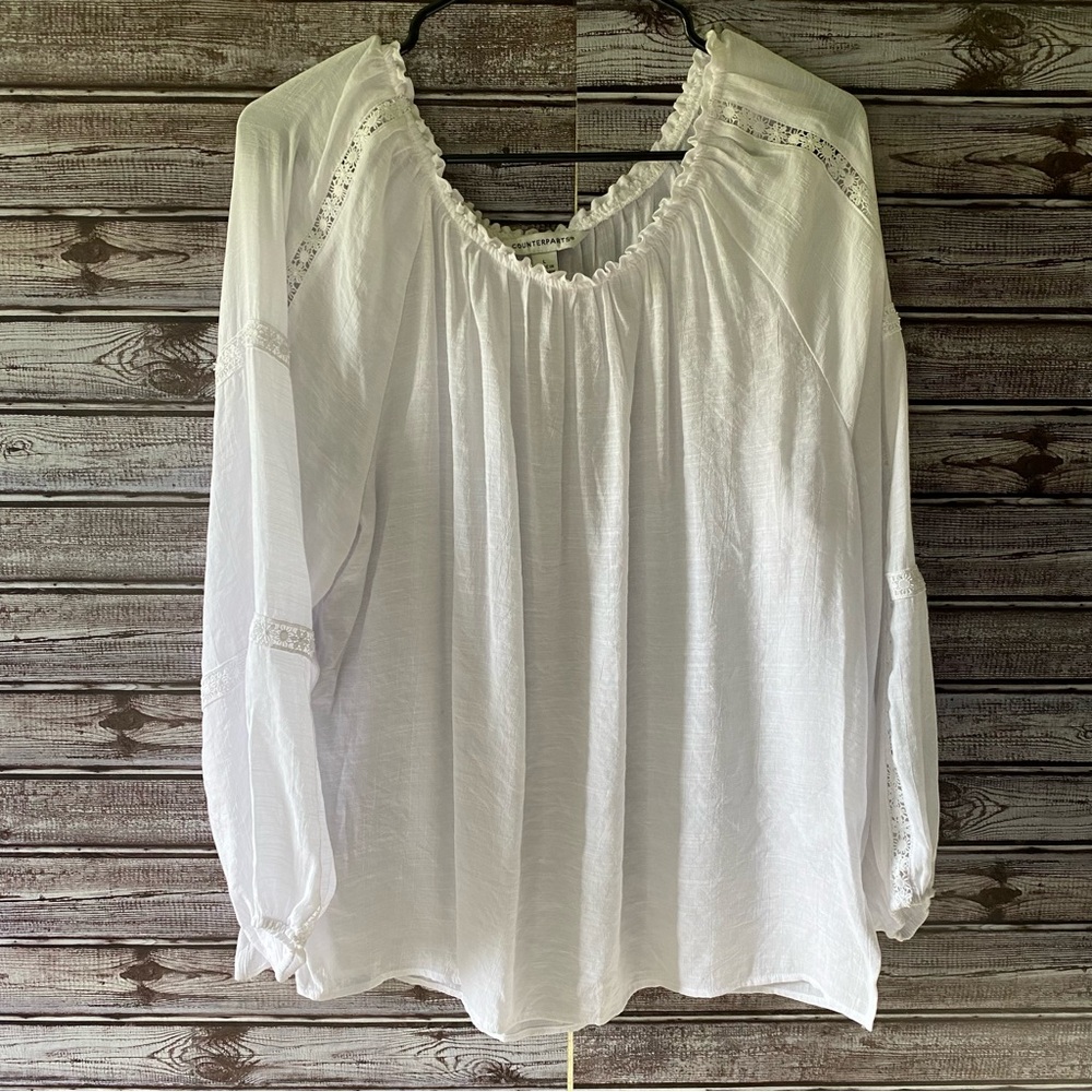 Counterparts‎ Women's Long-Sleeved Blouse Size L